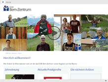 Tablet Screenshot of egw-bernzentrum.ch